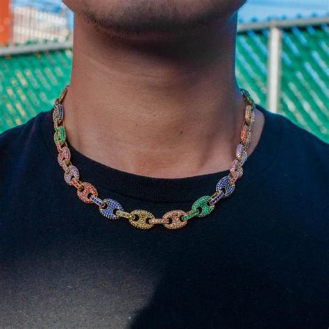 gucci link chain rainbow|gucci link to love chain.